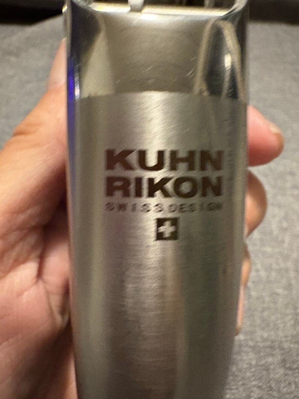 Kuhn Rikon Epicurean Stainless Steel Garlic Press Swiss Design – New No Package